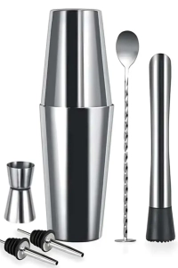 6 Parça Avantajlı Kokteyl Set Boston Shaker (750ml)